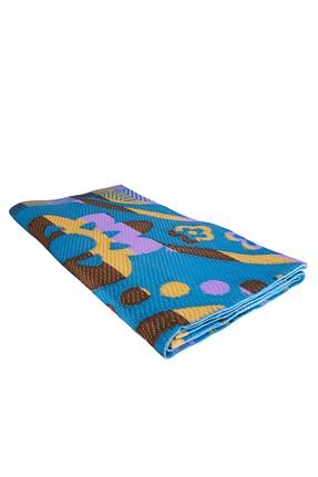 کاور فرش آبی پلی استر TEKBİR HOME - کد 939370161