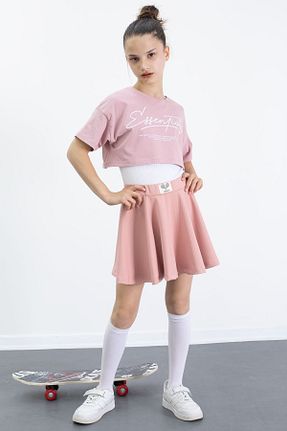 دامن صورتی بچه گانه پلی استر Cansın Mini - کد 938005421