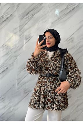 کافتان و کیمونو حجاب مشکی زنانه پنبه پلی استر DİLEKBUTİK - کد 939431023