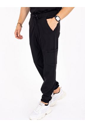 شلوار مشکی مردانه الاستان - ویسکون - پلی استر VITA UNIFORM - کد 939438151