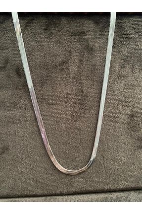 گردنبند استیل ( فولاد ) طوسی زنانه استیل (فولاد) DİAPANTE - کد 932568078