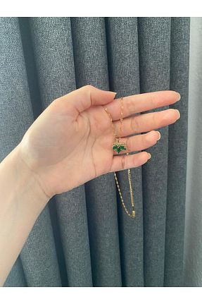 گردنبند استیل ( فولاد ) زرد زنانه استیل (فولاد) DİAPANTE - کد 932333263