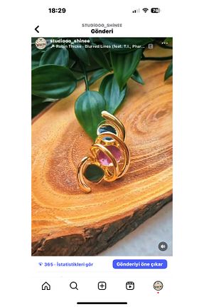 گوشواره استیل (فولاد) زرد زنانه استیل (فولاد) studio shine - کد 939464685