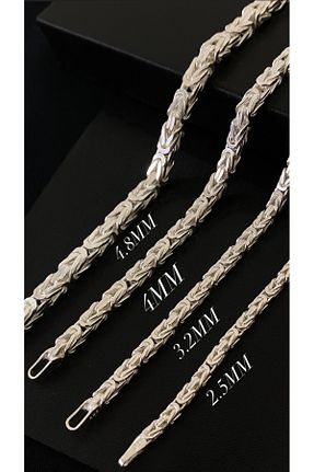 دستبند نقره طوسی مردانه 925 عیار Kiriş Gümüş - کد 939476045