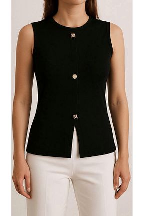 بلوز مشکی زنانه ساده Mayer Butik - کد 935967866