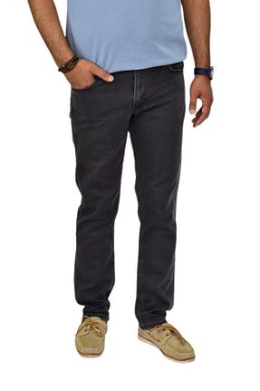 شلوار جین طوسی مردانه رگولار LOCUS JEANS - کد 939496272