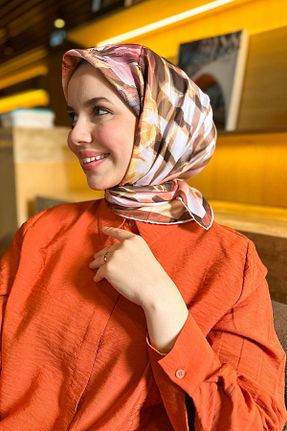 روسری رنگی کرپ Armine - کد 939542003