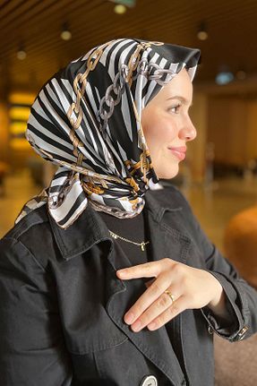 روسری رنگی کرپ Armine - کد 939542021