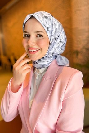 روسری رنگی کرپ Armine - کد 939541917