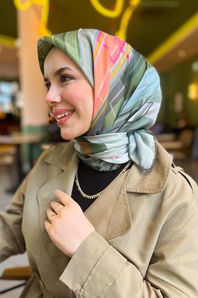 روسری رنگی کرپ Armine - کد 939542024