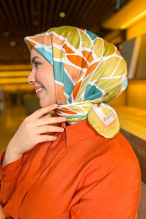 روسری رنگی کرپ Armine - کد 939541729