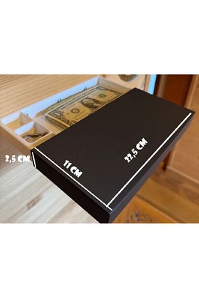 قفسه دیواری مشکی 22 cm Atsu 3D - کد 939540067