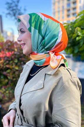 روسری رنگی کرپ Armine - کد 939541788