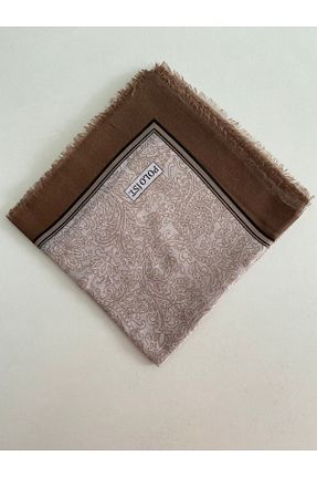 روسری بژ پنبه ای poloist - کد 939561698