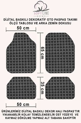 کفپوش خودرو Halı Artızon - کد 925288342