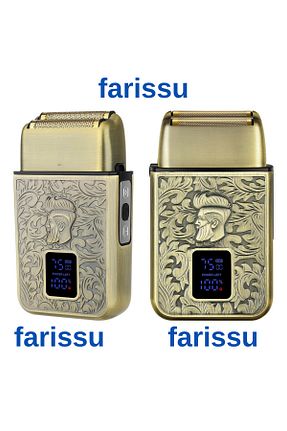 ماشین اصلاح صورت طلائی بی سیم farissu - کد 939565538