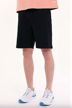 شلوارک و برمودا مشکی مردانه پنبه - پلی استر - الاستین Lumberjack - کد 921230150