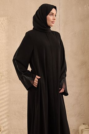 کلاه و ابایا مشکی زنانه مخلوط پلی استر arga prive - کد 939588792
