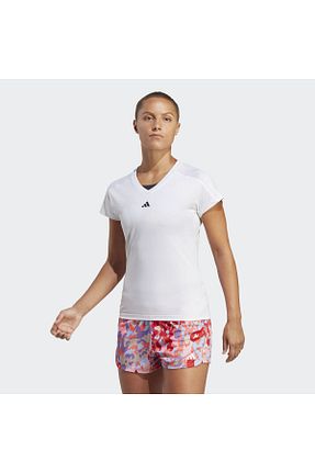 تیشرت اسپرت سفید زنانه رگولار adidas - کد 689312712