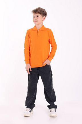 پولوشرت نارنجی بچه گانه %100 پنبه Re&Gi Rekor - کد 939779285