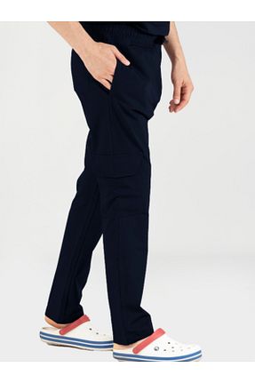 شلوار سرمه ای مردانه الاستان - ویسکون - پلی استر VITA UNIFORM - کد 939607364