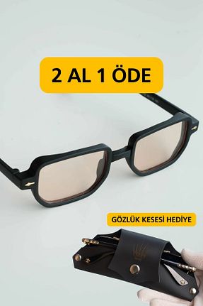 عینک آفتابی مشکی زنانه 40 ve altı WATCHOFROYAL - کد 924427423