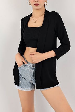 کت مشکی زنانه اسلیم NEW DAĞ - کد 939627120