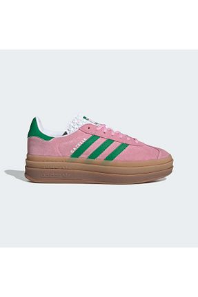کفش اسنیکر صورتی زنانه چسبی adidas - کد 838675481