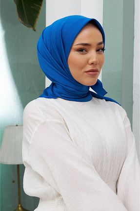 روسری آبی 90 x 90 Silk Home - کد 939633159