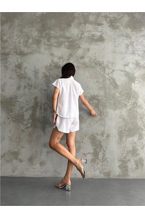 ست بالاتنه و پائین تنه سفید زنانه Tericotton CatPati - کد 925085929