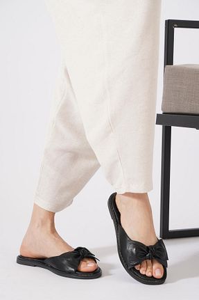 دمپائی خانگی رنگی زنانه چرم خالص Moda Pie - کد 939630654