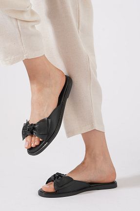 دمپائی رنگی زنانه چرم خالص Himushe - کد 939629064