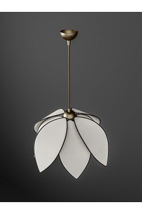 لوستر سفید پارچه avizade - کد 939629157