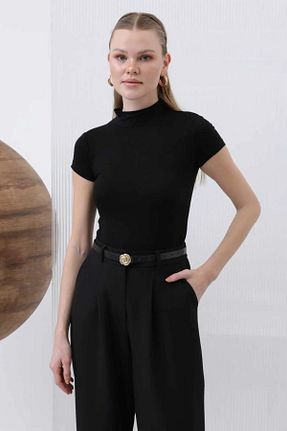 بلوز حجاب مشکی ویسکون Puane - کد 939652258