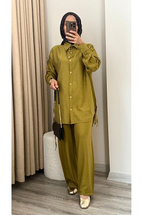 ست بالاتنه و پائین تنه حجاب رنگی زنانه رگولار MERİÇ BOUTİQUE - کد 939650551