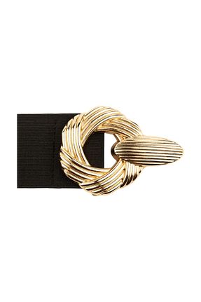 کمربند مشکی زنانه چرم مصنوعی Paçuli Moda - کد 239016230