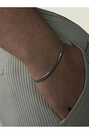 دستبند استیل (فولاد) مردانه استیل ضد زنگ CEVHERİN - کد 938348824
