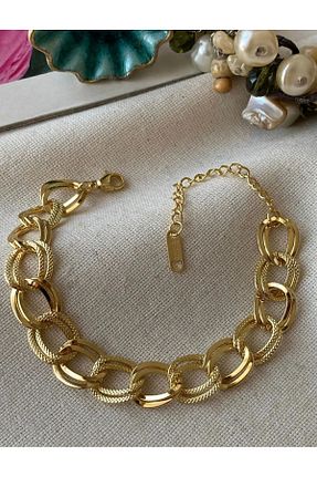 دستبند استیل (فولاد) متالیک زنانه استیل ضد زنگ İNN JEWELLERY - کد 939656988