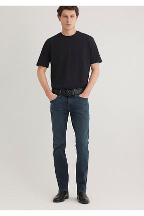 شلوار جین آبی مردانه پاچه تنگ Mavi - کد 902104328