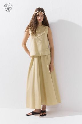 بلوز حجاب بژ زنانه رگولار Hooopstore - کد 939702257