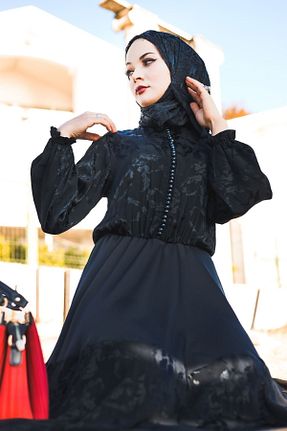 لباس حجاب مشکی زنانه Relaxed HARİKA WEAR - کد 838712866