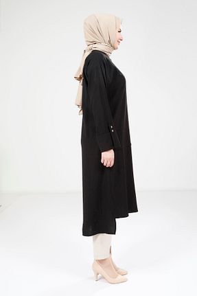 کلاه و ابایا مشکی زنانه پنبه ای Beyza - کد 939718697
