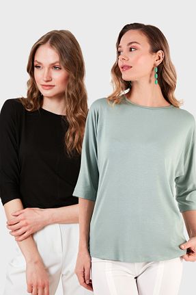 بلوز رنگی زنانه ساده Lela - کد 939719128