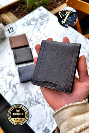 کیف پول قهوه ای مردانه سایز متوسط CüzCan - کد 672191763