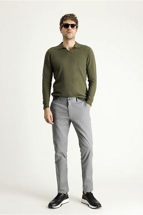 شلوار طوسی مردانه لیکرا Kiğılı - کد 790707869