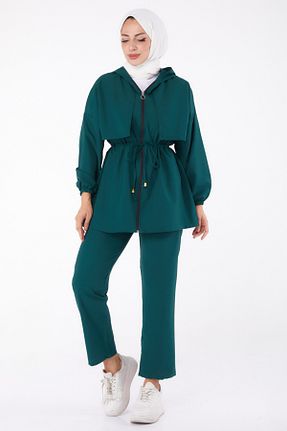 ست گرمکن حجاب سبز زنانه رگولار TOFİSA - کد 939866609