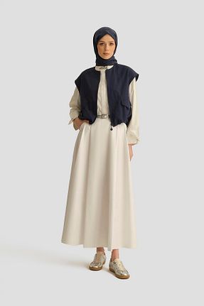جلیقه حجاب سرمه ای زنانه رگولار Armine - کد 939744904