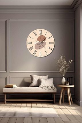 ساعت دیواری بژ 40 * 40 byMelekoğlu - کد 939760566