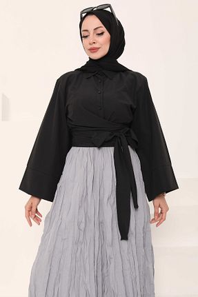 تونیک مشکی زنانه بافتنی TOFİSA - کد 939866995