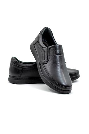 کفش کژوال مشکی مردانه چرم خالص Levarno - کد 939750992